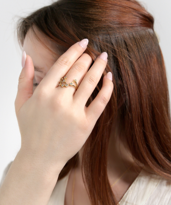 Aquarius Constellation Ring - Image 4