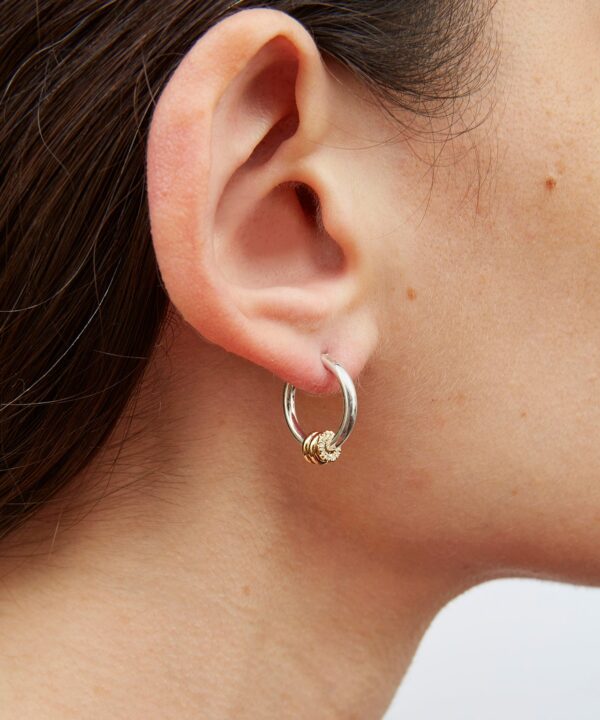 Alternative view of Ara Deux Diamond Detail Earrings