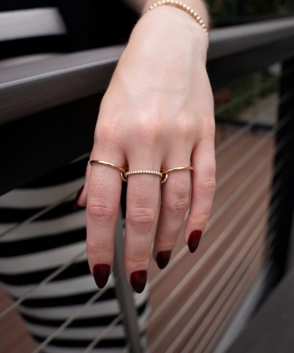Sonny Pavé Band Ring - Image 5