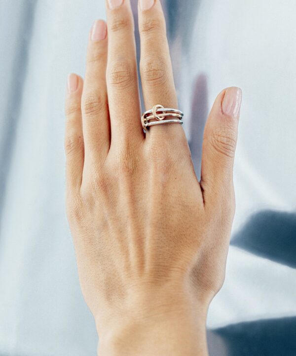 Alternative view of Solarium 3 Band Ring