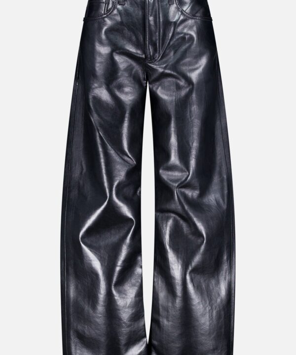 Arc Faux Leather Jean 32
