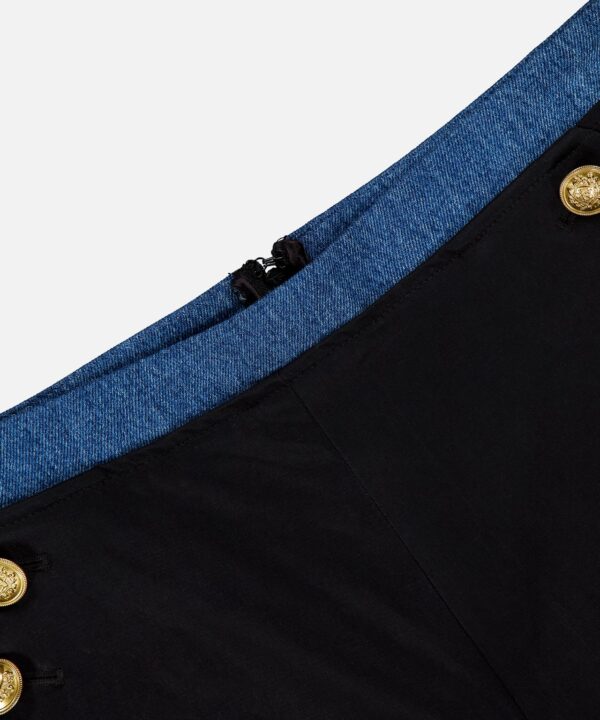 Narin Cropped Mixed Media Pant - Image 2