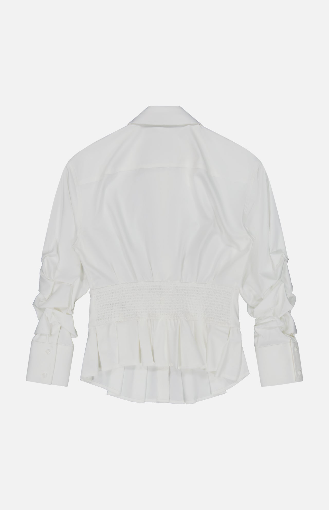 Edle Gathered Corset Button Down Top - Image 3