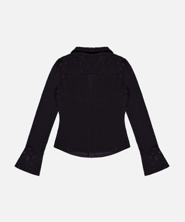 Freya Embell Fitted Nipped Waist Shirt - Image 3