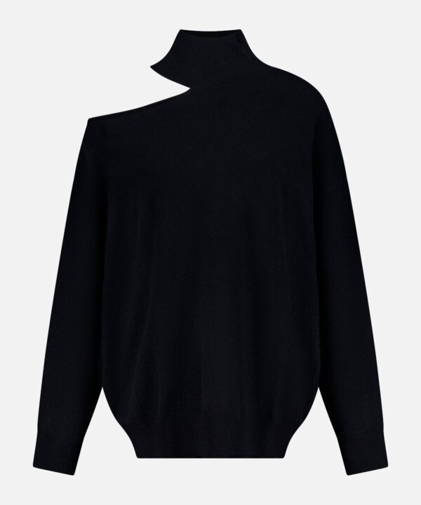 Alvia Cut-out Shoulder Sweater