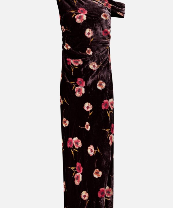 Anitta Floral Velvet Gown