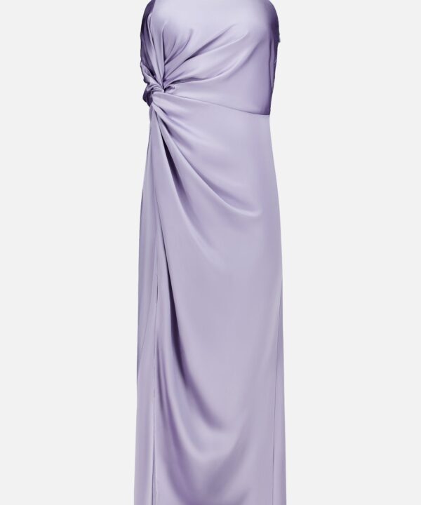 Jean Ruched Knot Midi Dress