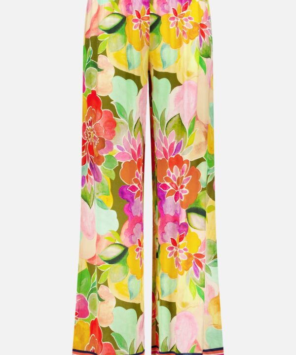 Mariko Wide Leg Floral Pants