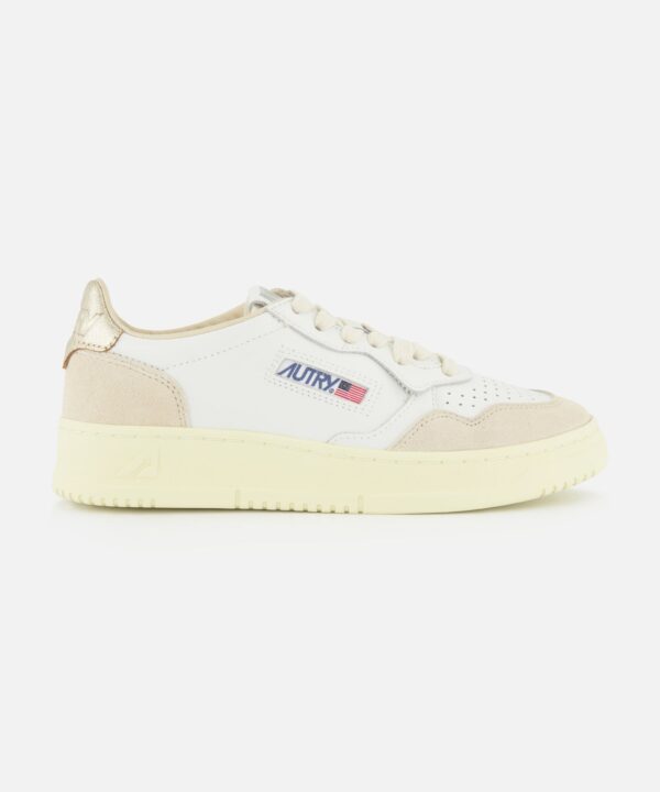 Medalist Low Gold Heel Sneaker