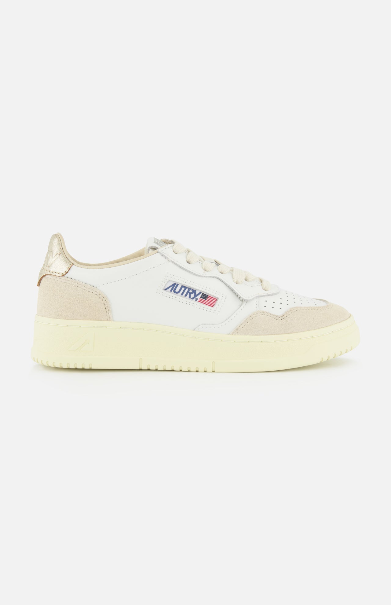 Medalist Low Gold Heel Sneaker