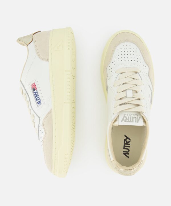 Medalist Low Gold Heel Sneaker - Image 5