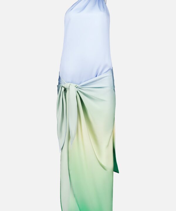 Lora Layered Wrap Maxi Dress