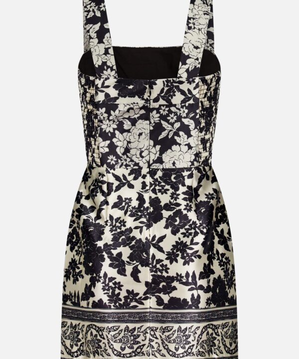 Brianne Brocade Mini Dress - Image 3