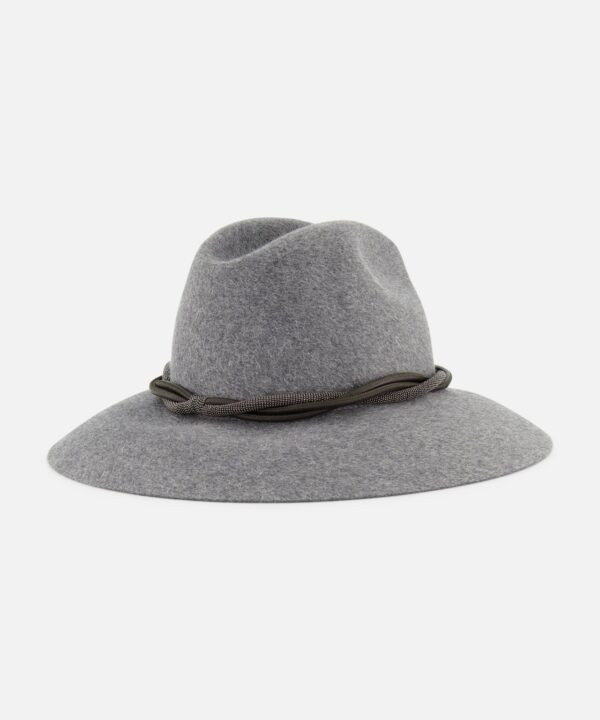 Monili Trimmed Felt Hat - Image 3