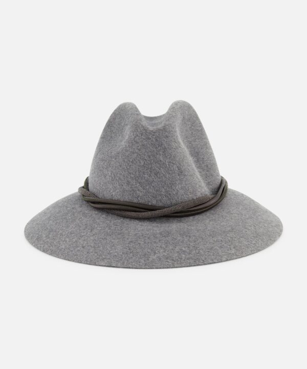 Monili Trimmed Felt Hat