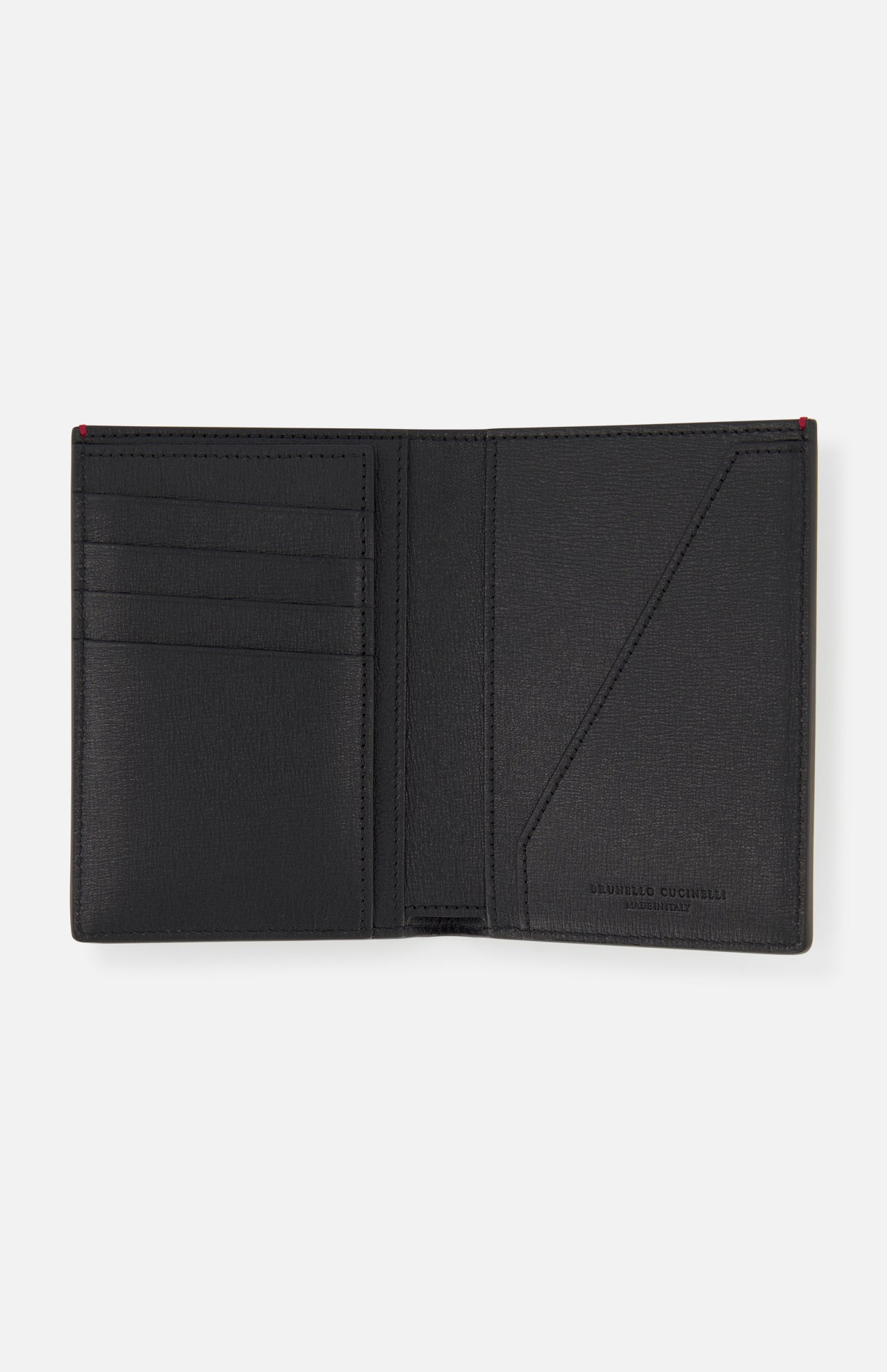 Brunello Cucinelli Leather Wallet and Passport Holder - Image 2