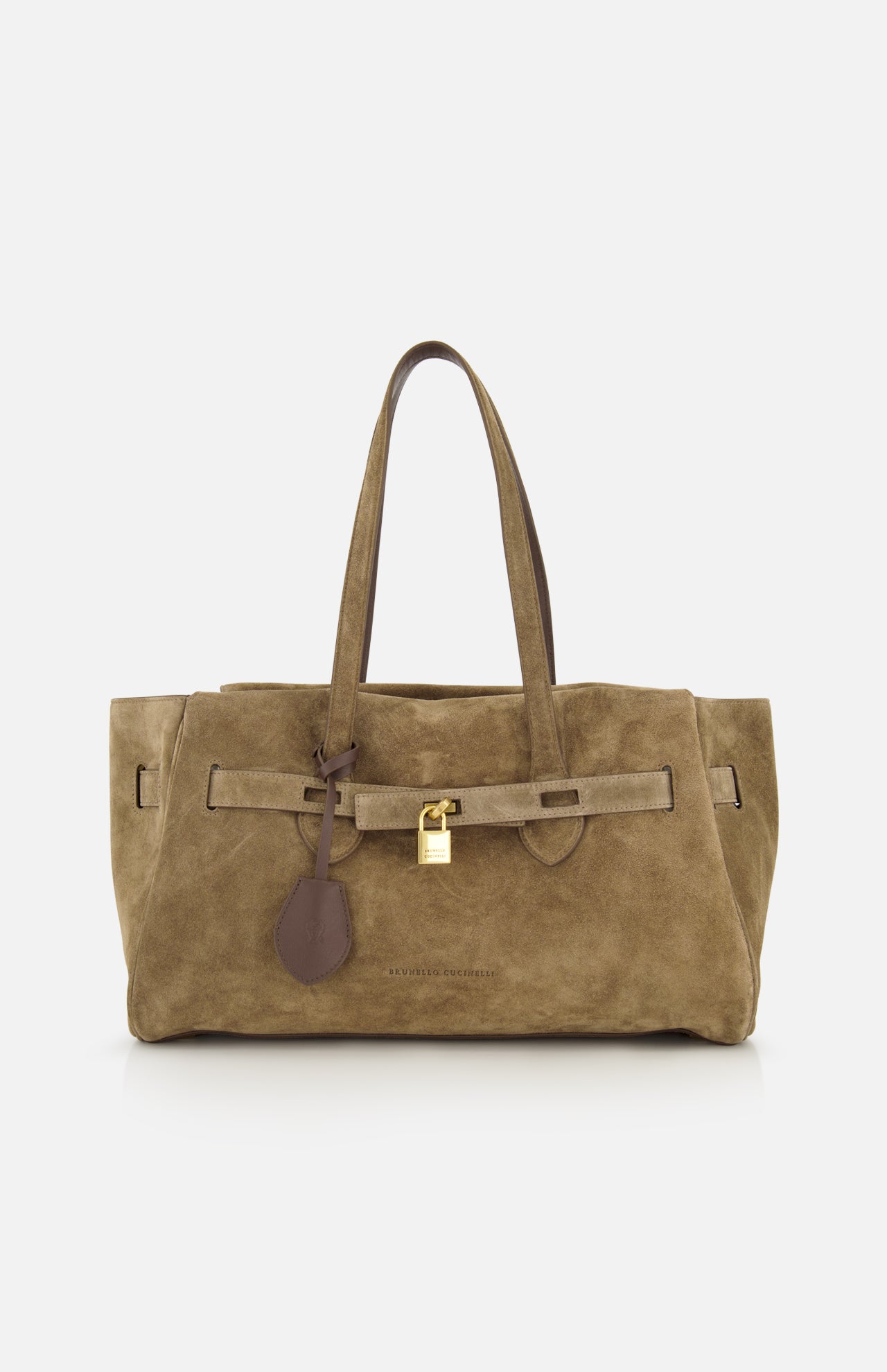 Brunello Cucinelli Explorer Suede Medium Shopper Bag