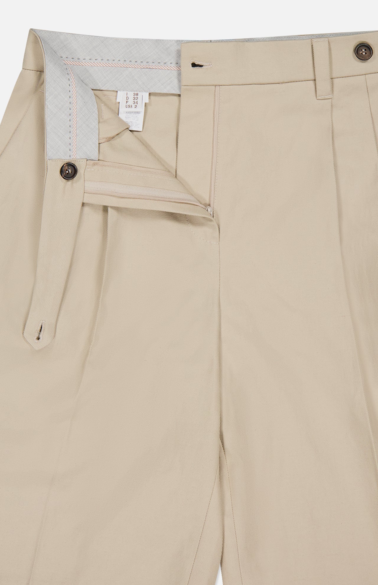 Cotton Linen Bull Bermuda Pleated Short - Image 3