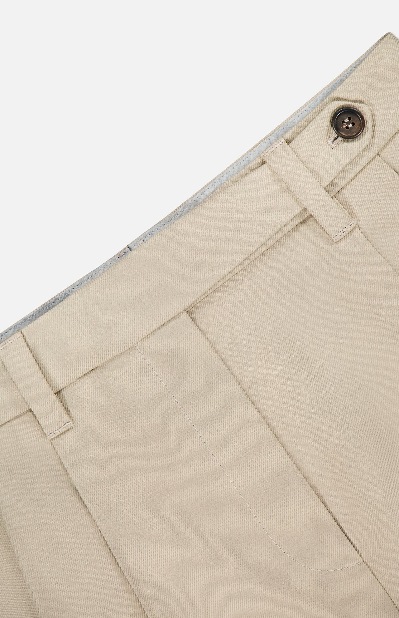 Cotton Linen Bull Bermuda Pleated Short - Image 2