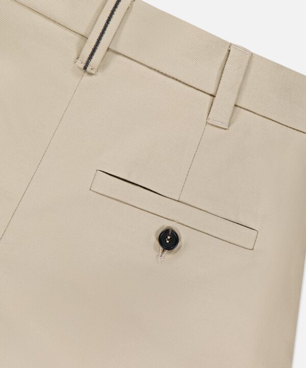 Cotton Linen Bull Bermuda Pleated Short - Image 4