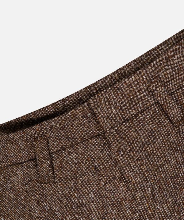 Alternative view of Donegal Wool Barrel Pleated Pant