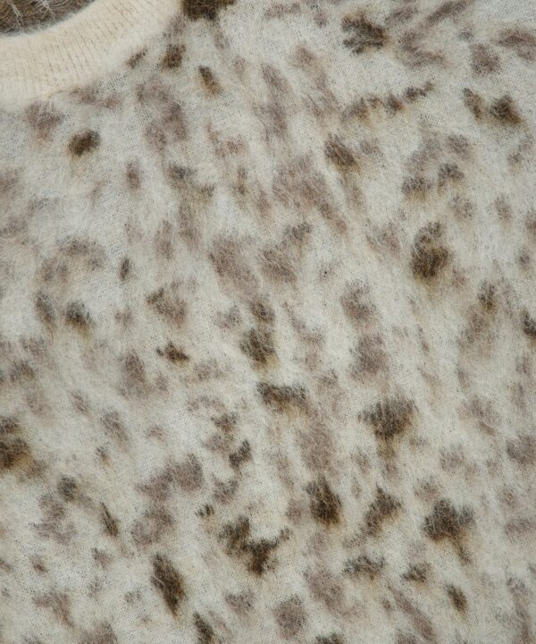 Alternative view of Jacquard Mohair Knitted Long Sleeve Sweater
