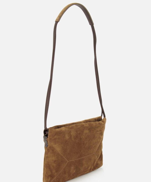 Alternative view of Brunello Cucinelli Suede Mini Pouchette with Monili