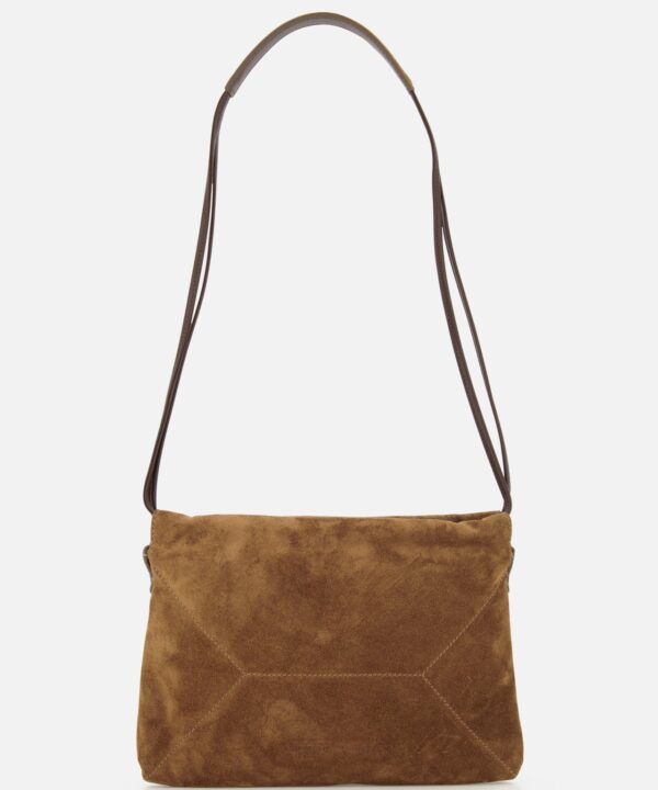 Brunello Cucinelli Suede Mini Pouchette with Monili