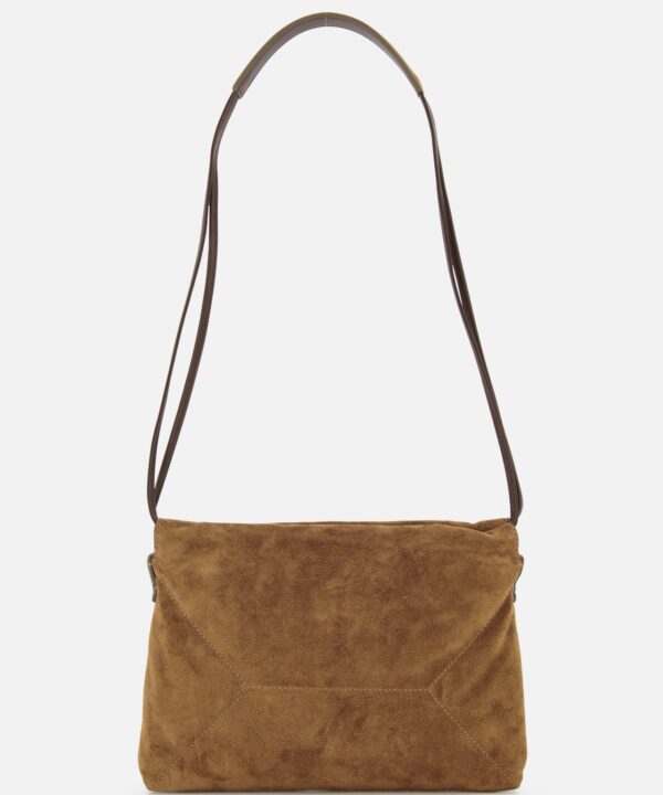 Brunello Cucinelli Suede Mini Pouchette with Monili - Image 3
