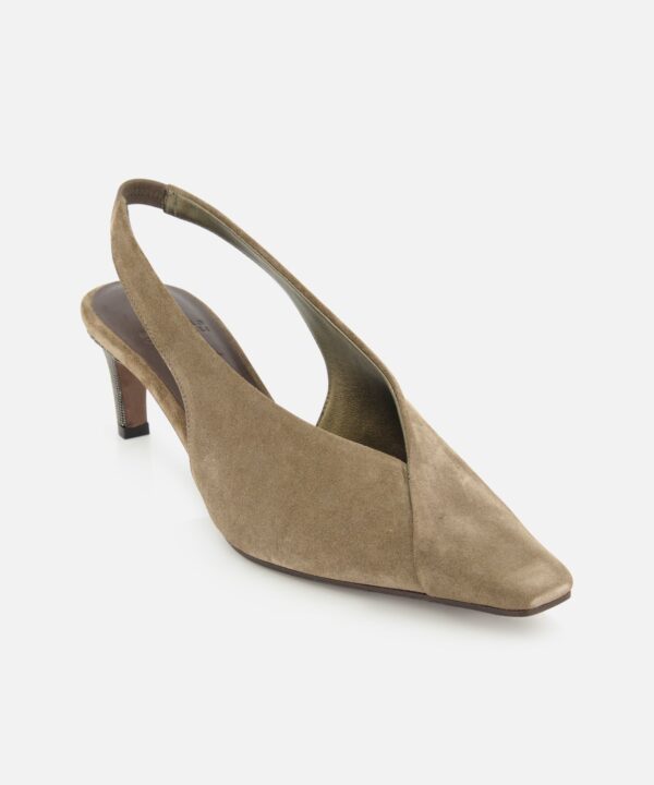 Alternative view of Suede Wrap Slingback Heel
