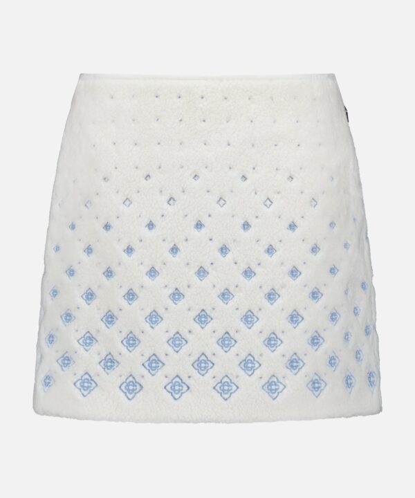 Gradient Monogram Fleece Skirt