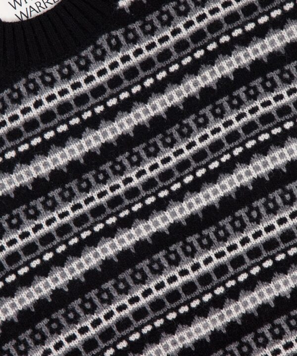 Alternative view of Cashmere Fair Isle Crewneck Sweater