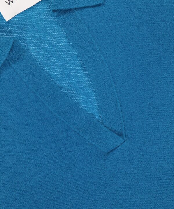 Alternative view of Cashmere Open Collar Polo Top