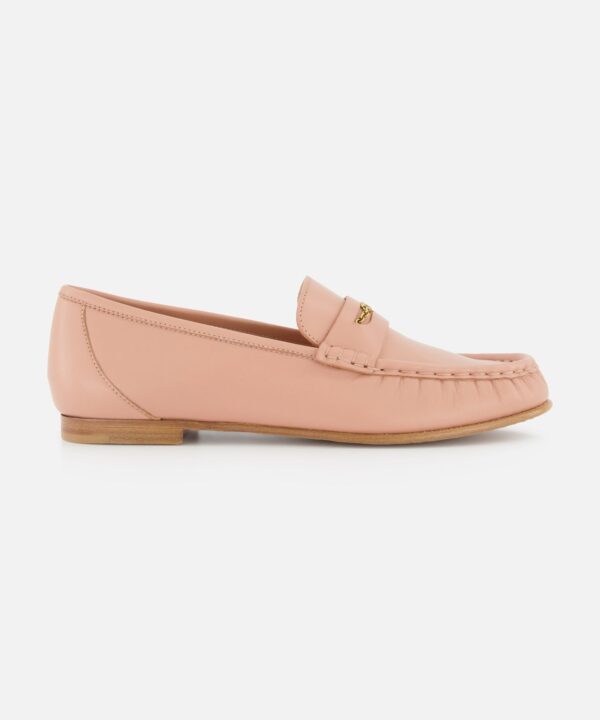 Chloe Chain Logo Loafers