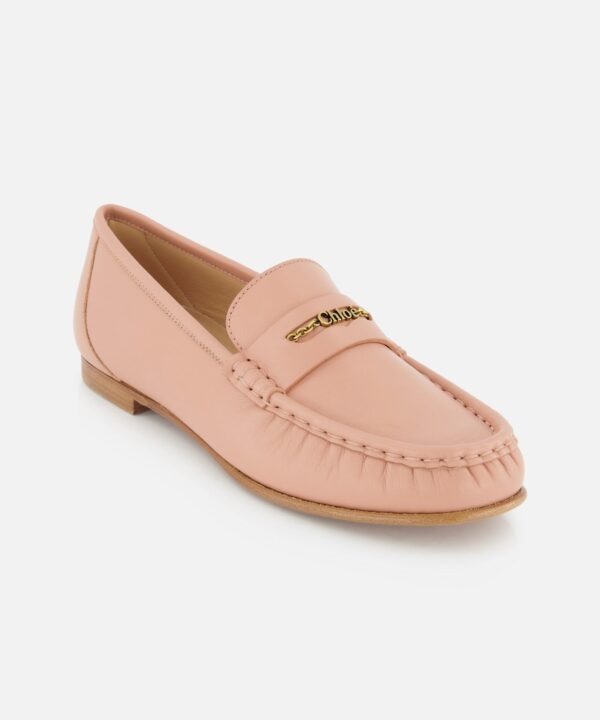 Alternative view of Chloe Chain Logo Loafers