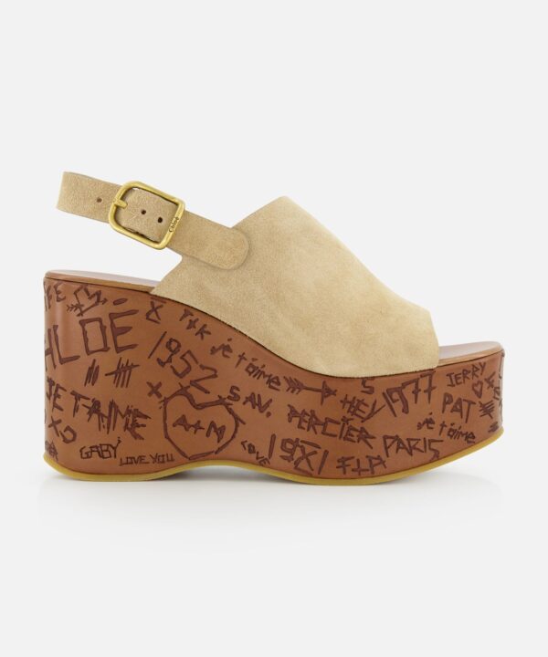 Maxime Carved Wedge Heel