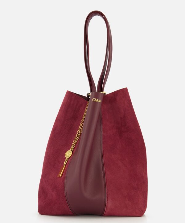 Alternative view of Chloé Leather and Suede Spin Bag