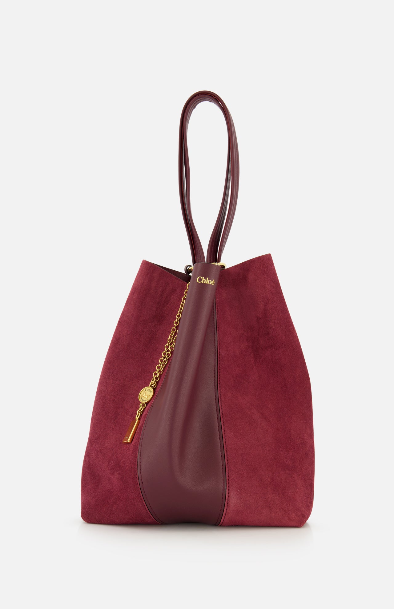 Chloé Leather and Suede Spin Bag - Image 2