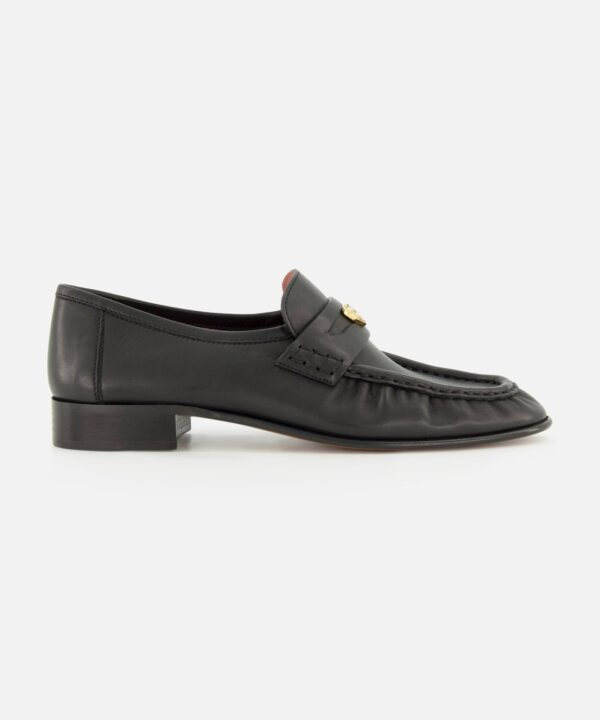 Letti Gold Heart Loafers