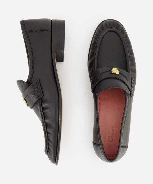 Letti Gold Heart Loafers - Image 5