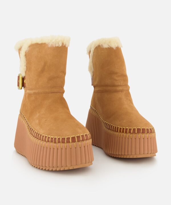 Nama Suede and Shearling Boots - Image 5