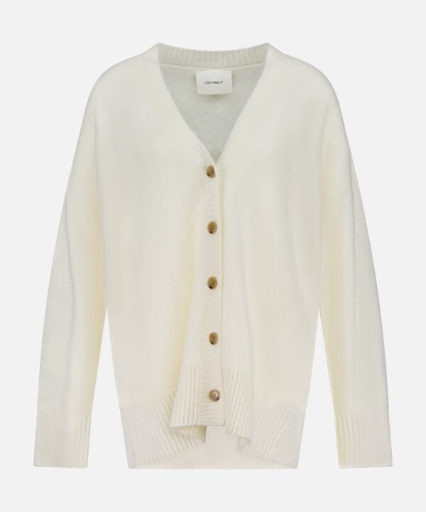 Elaria Solid Cashmere Cardigan