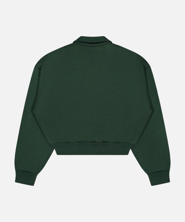 Cropped Polo Sweatshirt - Image 3