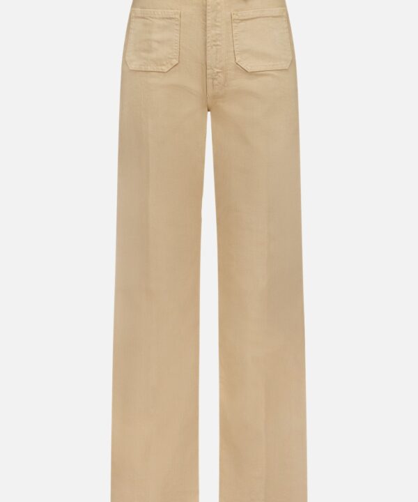 High Waisted Patch Pocket Bookie Sneak Pant