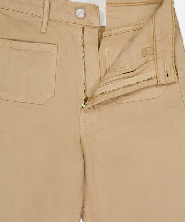 High Waisted Patch Pocket Bookie Sneak Pant - Image 3
