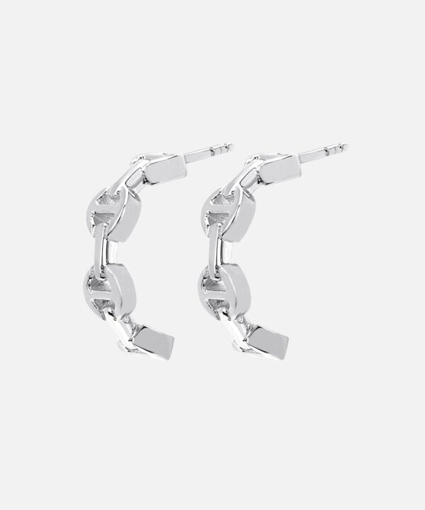 Micro Crescent Earrings