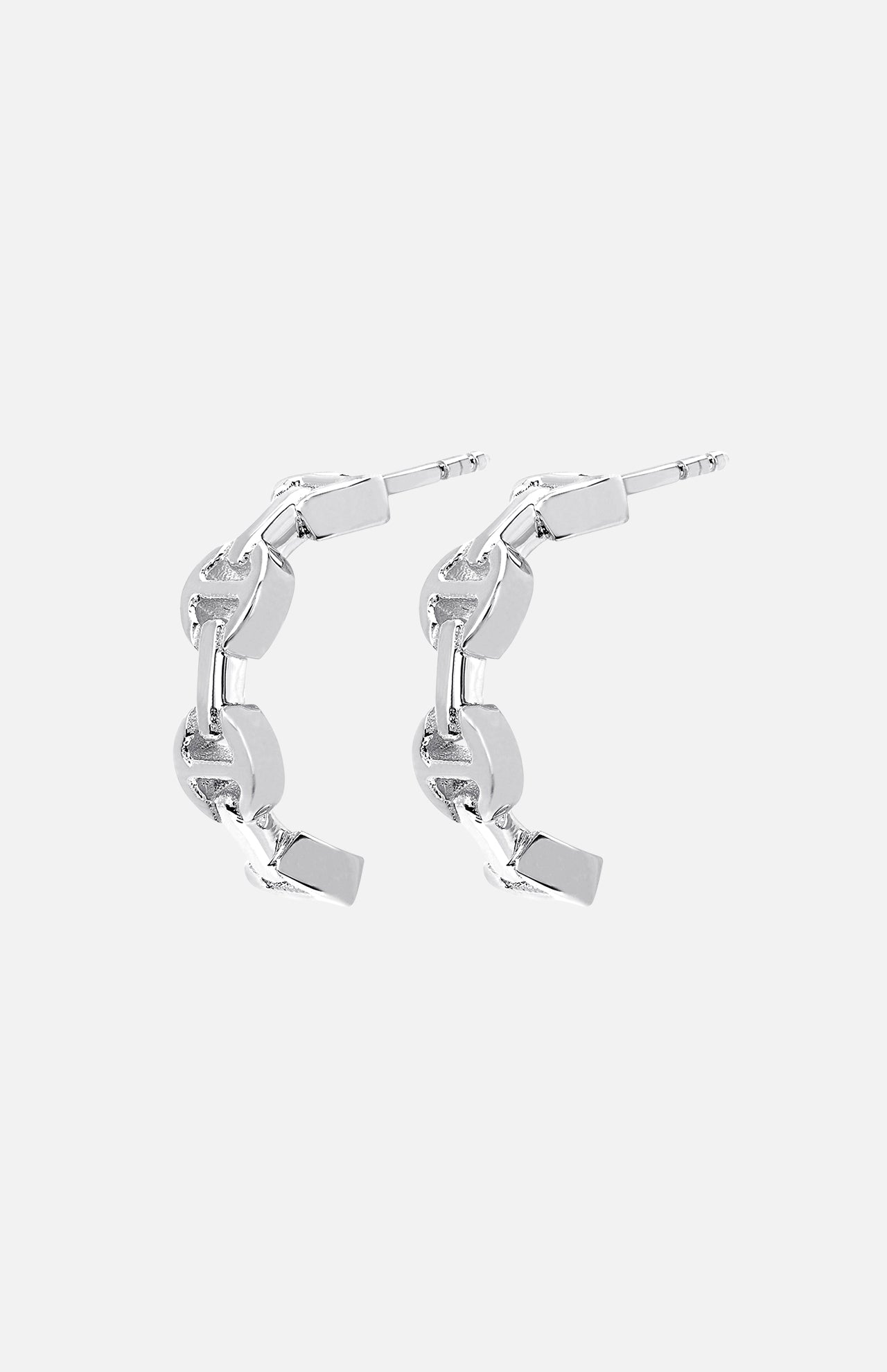 Micro Crescent Earrings