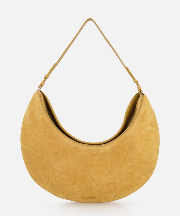 Jacquemus Le Calisso Rond Suede Hobo Bag