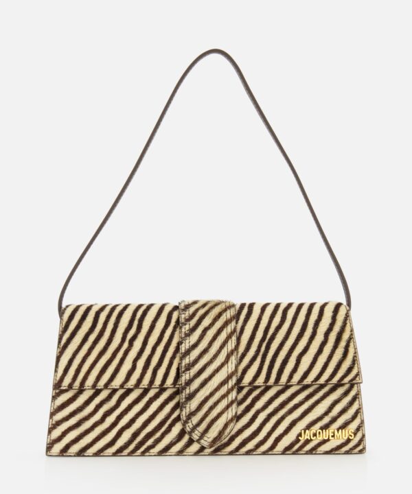 Jacquemus Le Bambino Long Zebra Shoulder Bag