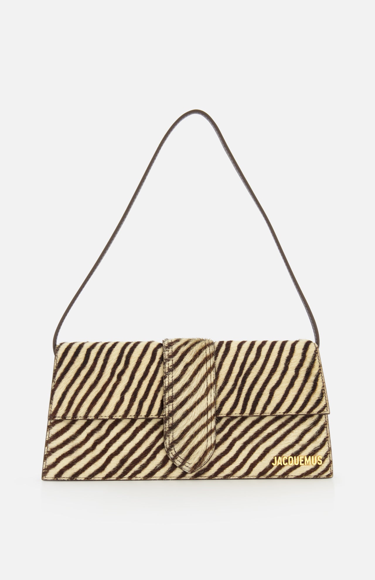 Jacquemus Le Bambino Long Zebra Shoulder Bag